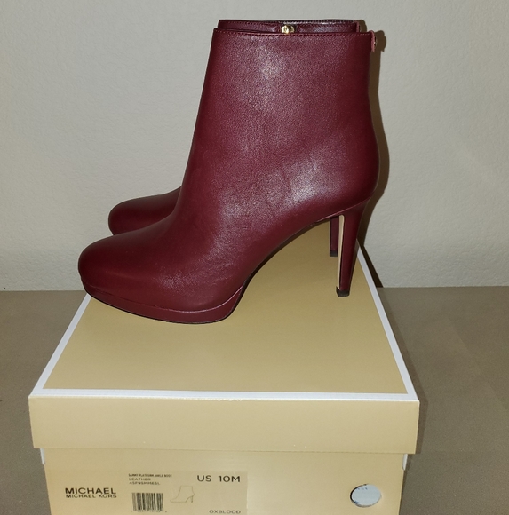 MICHAEL Michael Kors Shoes - Michael Kors Sammy Leather Platform Boot